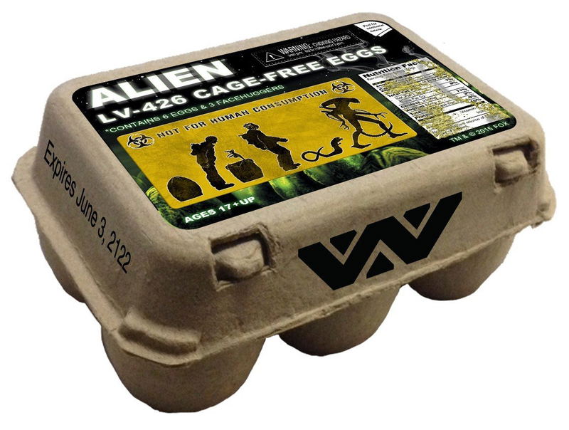 Alien Xenomorph Egg Collectible Carton Set image 2
