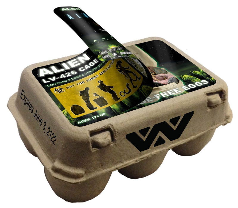 Alien Xenomorph Egg Collectible Carton Set image 3