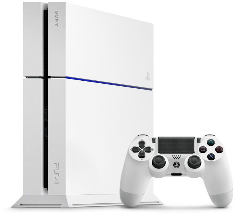 PlayStation 4 System (New Version) (Glacier White) image 1