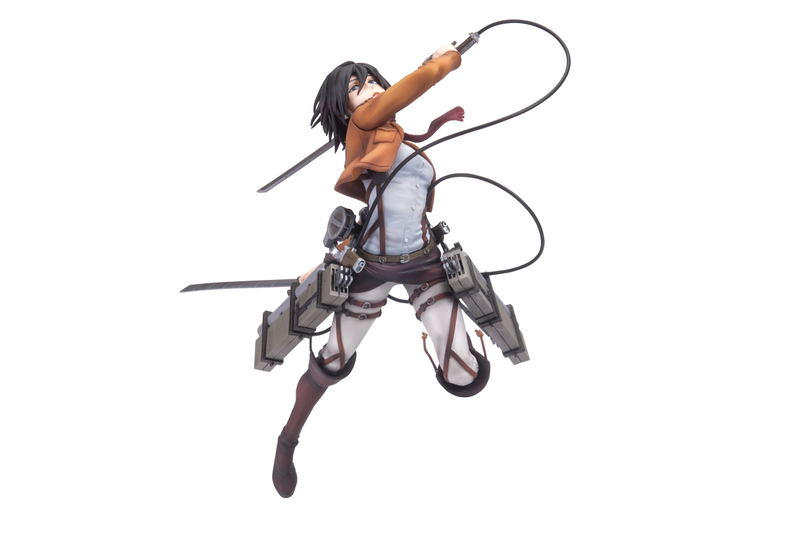 Hdge Technical Statue No. 5 Attack on Titan: Mikasa Training Corps Ver. image 1