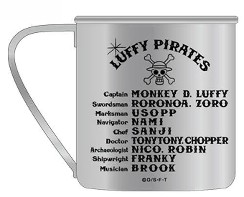 One Piece Stainless Mug Cup: Luffy Pirate image 2