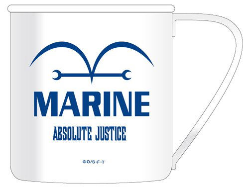 One Piece Stainless Mug Cup: Marine (Re-run) image 1