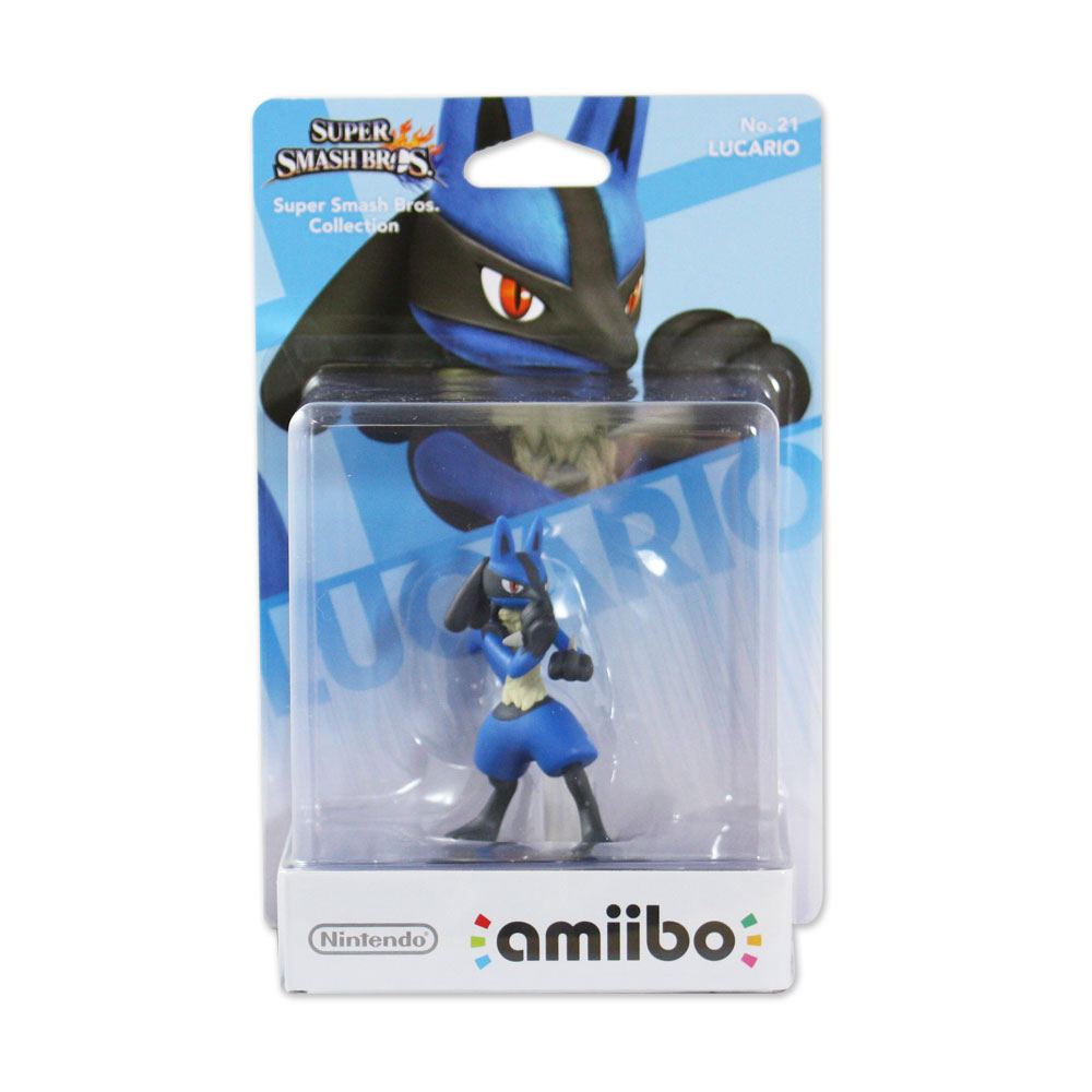 amiibo Super Smash Series Figure (Lucario) for Wii New Nintendo New Nintendo 3DS LL / XL