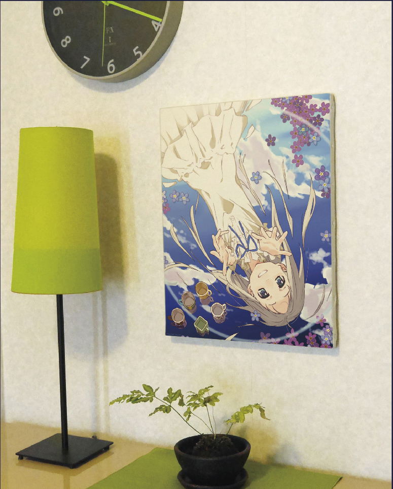 Ano Hi Mita Hana no Namae wo Bokutachi wa Mada Shiranai the Movie Menma Canvas Art image 1