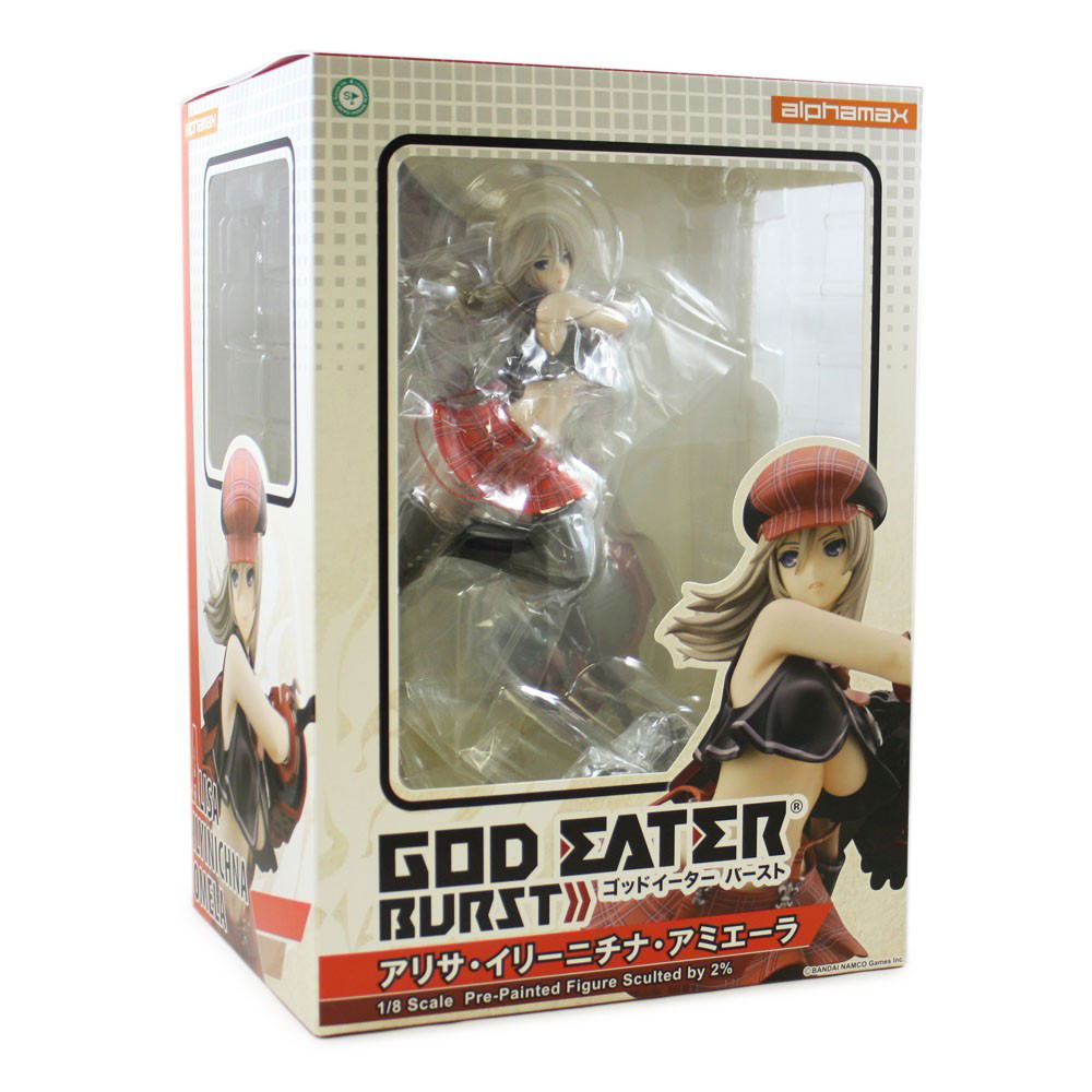 GOD EATER BURST アリサ 1/8スケール フィギュア God Eater Burst 1/8 Scale Pre-Painted PVC Figure: Alisa Ilynichna