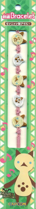 Monster Hunter Bracelet (MonNyan Team Airou) thumbnail 1