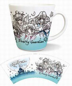 Sailor Moon Mug Cup: Sailor Moon 02 Sailor Chibi Moon & Planets of the Solar System Soldiers MGC_