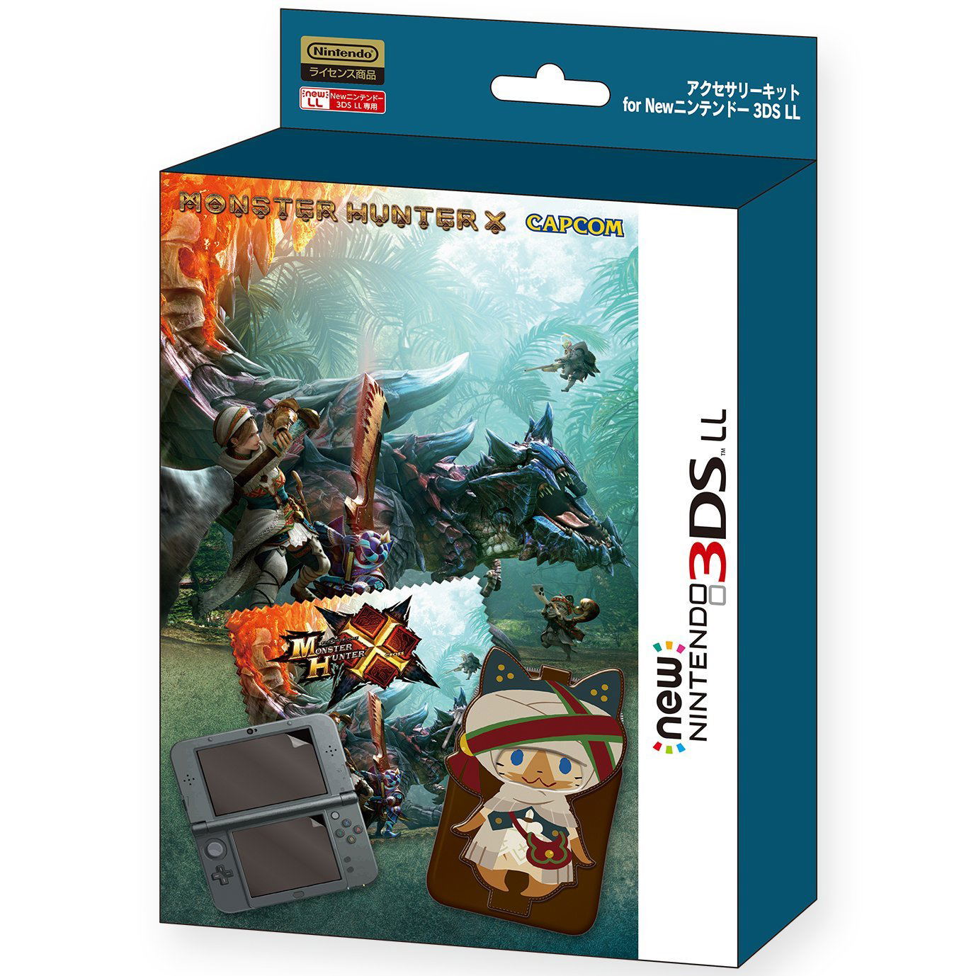 Monster Hunter X Accessory Kit for New 3DS LL for New Nintendo 3DS 