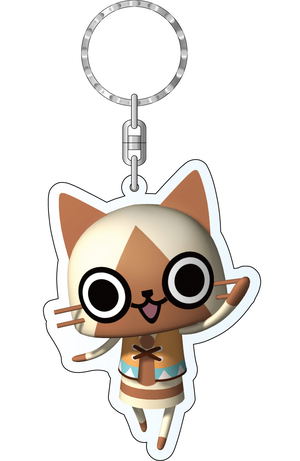 Monster Hunter Diary Poka Poka Airou Village DX Acrylic Keychain: My Airou_