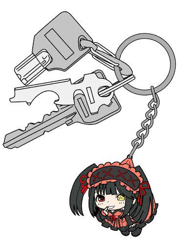 Date A Live II Tsumamare Key Ring: Tokisaki Kurumi (Re-run) image 2