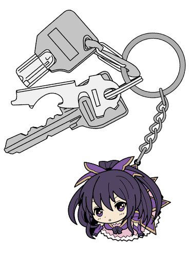 Date A Live II Tsumamare Key Ring: Yatogami Toka (Re-run) image 2