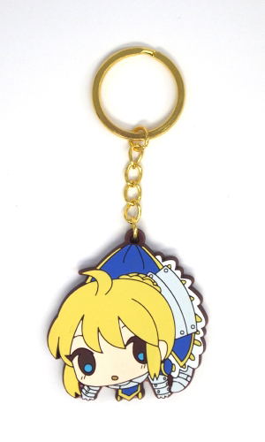 Fate/Zero Tsumamare Key Ring: Saber (Re-run) image 1