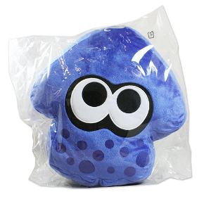 Splatoon Plush: Dark Blue Splatoon Squid Cushion (Re-run)