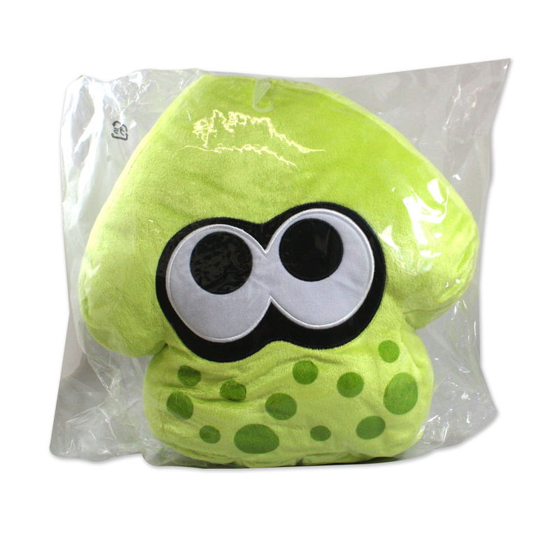 Splatoon Plush: Lime Green Splatoon Squid Cushion (Re-run) image 4