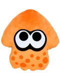 Splatoon Plush: Orange Splatoon Squid Cushion (Re-run) thumbnail 1