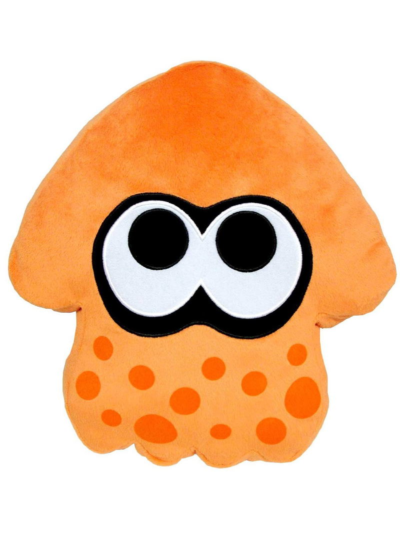 Splatoon Plush: Orange Splatoon Squid Cushion (Re-run) image 1