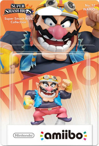 amiibo Super Smash Bros. Series Figure (Wario) image 1