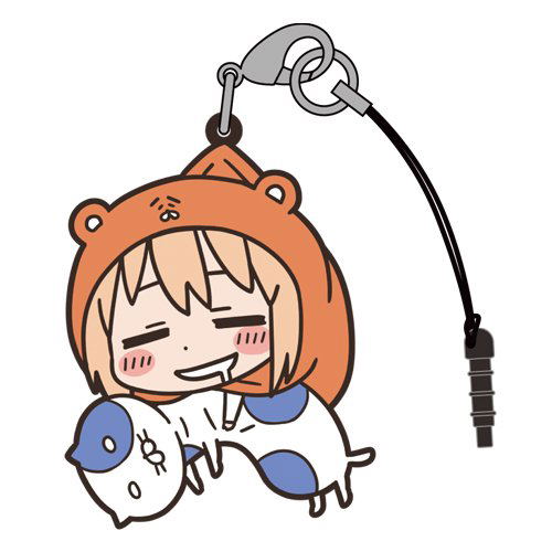 Himouto! Umaru-chan Umaru Tsumamare Strap: Nekoronbus to Issho Ver. (Re-run) image 1