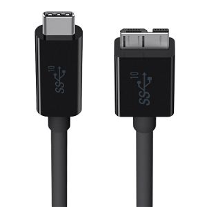 Belkin USB 3.1 cable, micro B/type-C, 1m (Black)