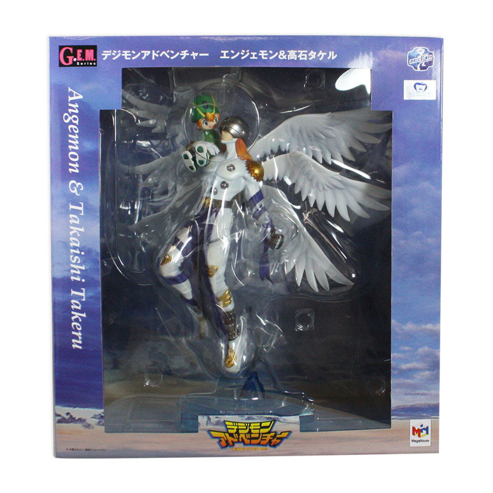G.E.M. Series Angemon e Takaishi Takeru Digimon Adventure Figure