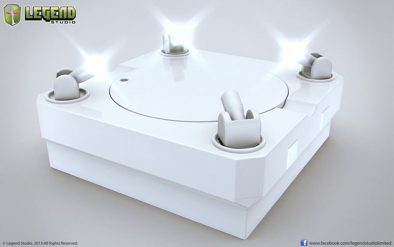 Master Light Revolving Stage (White) image 2