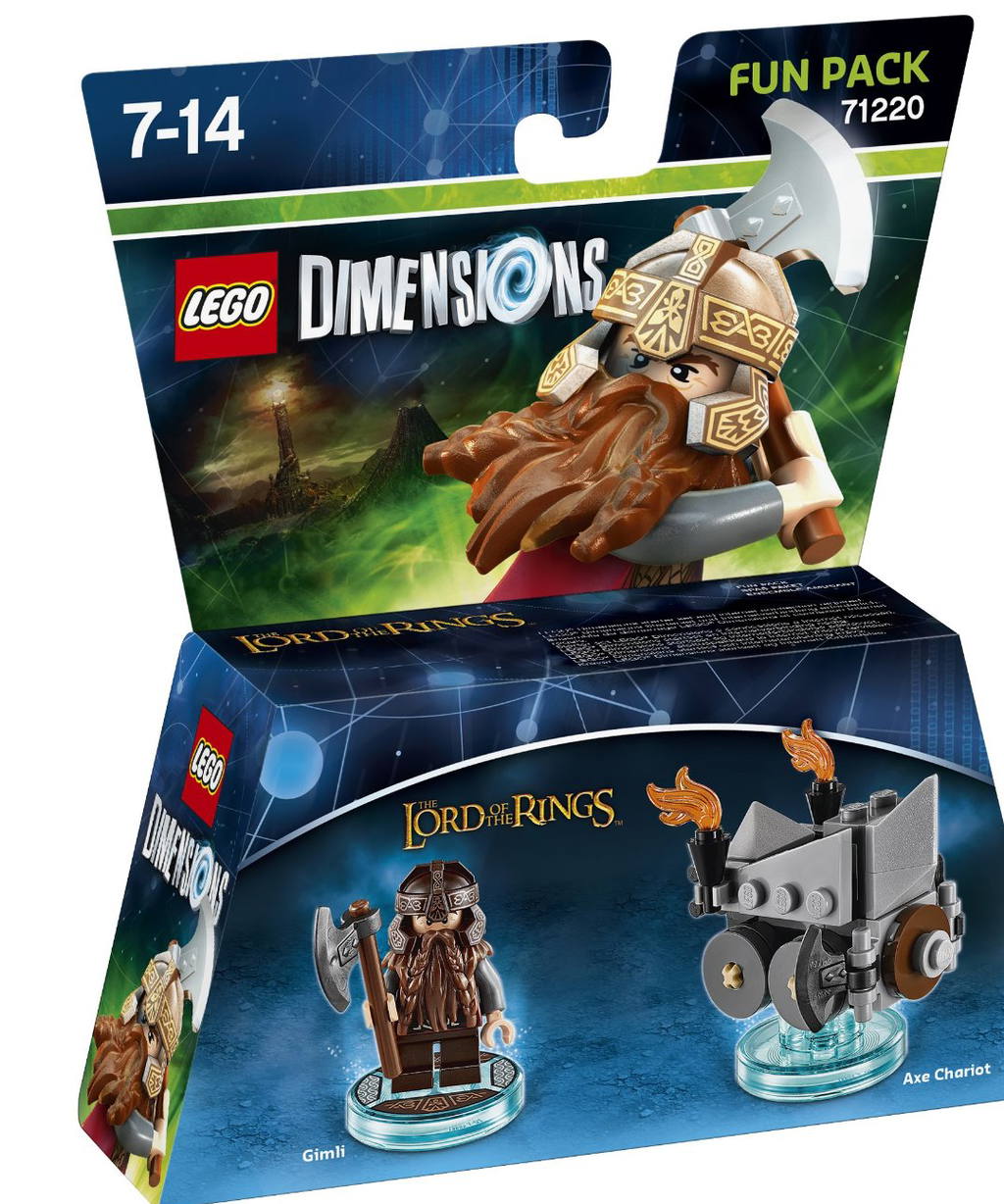 LEGO Dimensions Fun Pack Lord Of The Rings Gimli