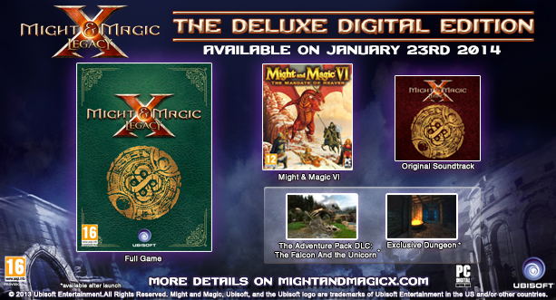 Might & Magic X - Legacy Digital Deluxe Edition <span class="ext" style="background-color: #3b5998; color: #FFFFFF;">Ubisoft Connect</span> <span class="ext ext_digital">digital</span> image 2