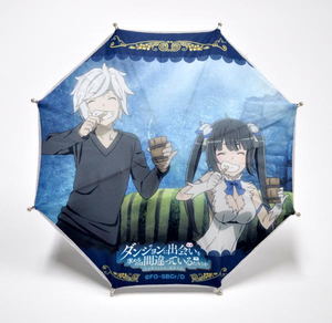 Is It Wrong to Try to Pick Up Girls in a Dungeon? Desktop Mini Umbrella: Bell & Hestia Hamigaki Ver._