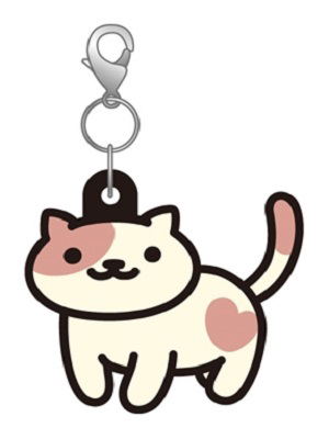 Neko Atsume Rubber Strap Ver. 2: Cream-san image 1