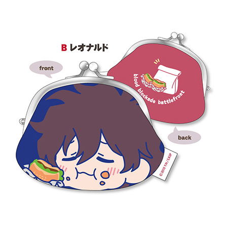 Blood Blockade Battlefront Mogumogu Gamaguchi Pouch: B Leonardo image 1