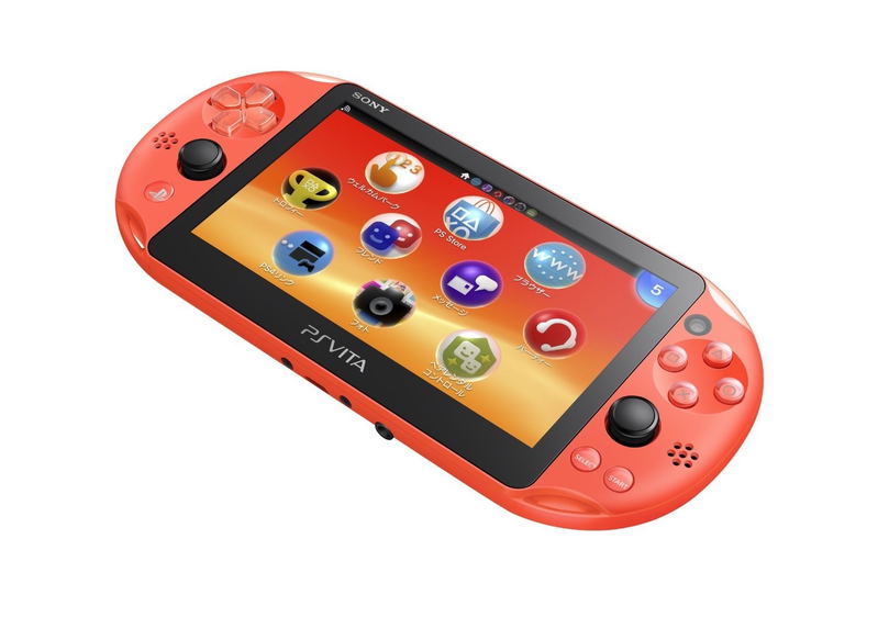 PS Vita PlayStation Vita New Slim Model - PCH-2000 (Neon Orange) image 2