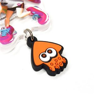 Splatoon Acrylic Key Chain with Squid Rubber: Girl (Shooter)