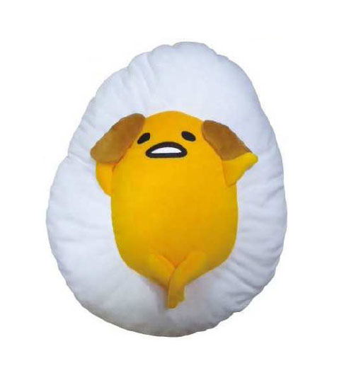 Gudetama Pukkuri Cushion (Kotowaza Series): Makeinu de Kekkou image 1