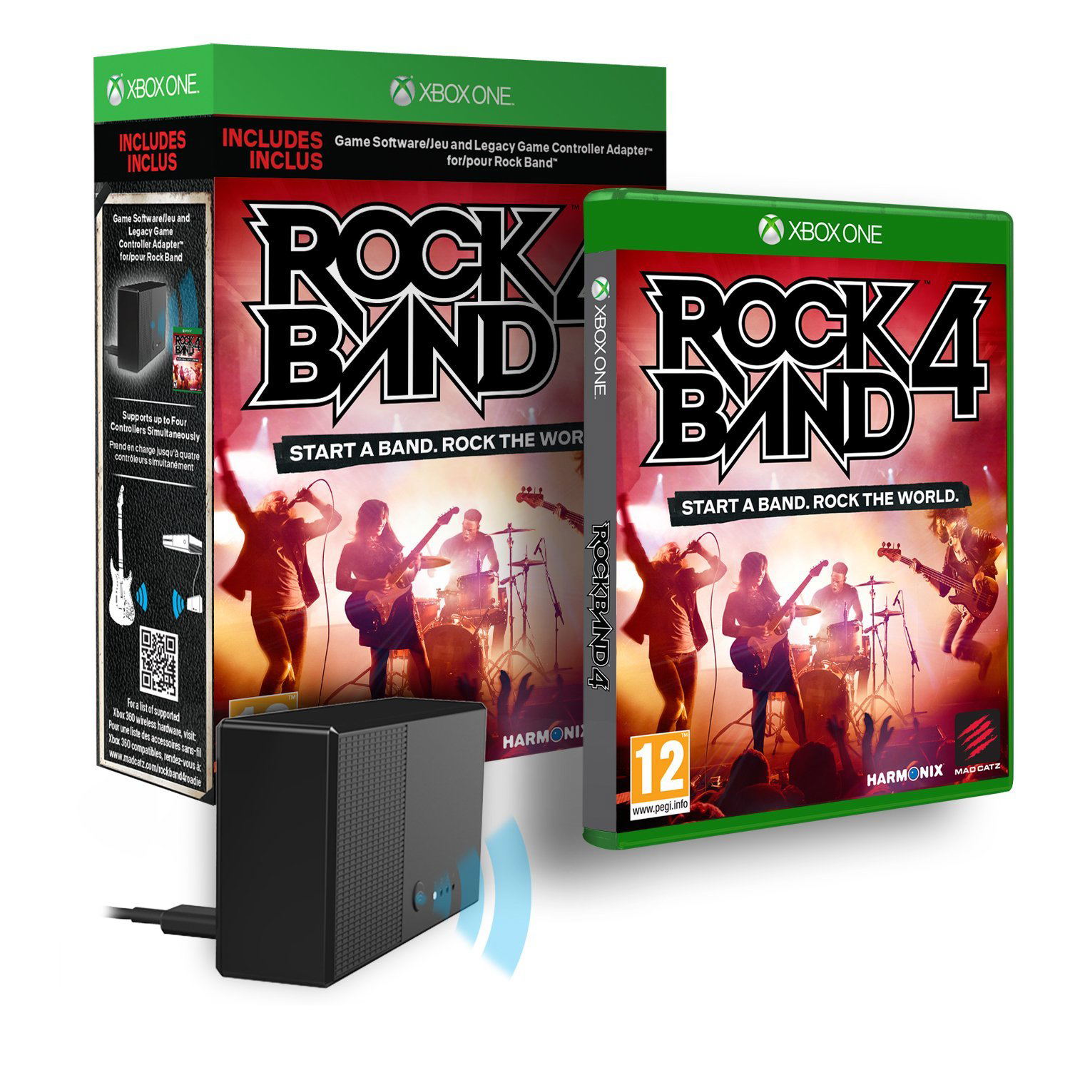 Rock Band 4 (with Legacy Game Controller Adapter) for Xbox One