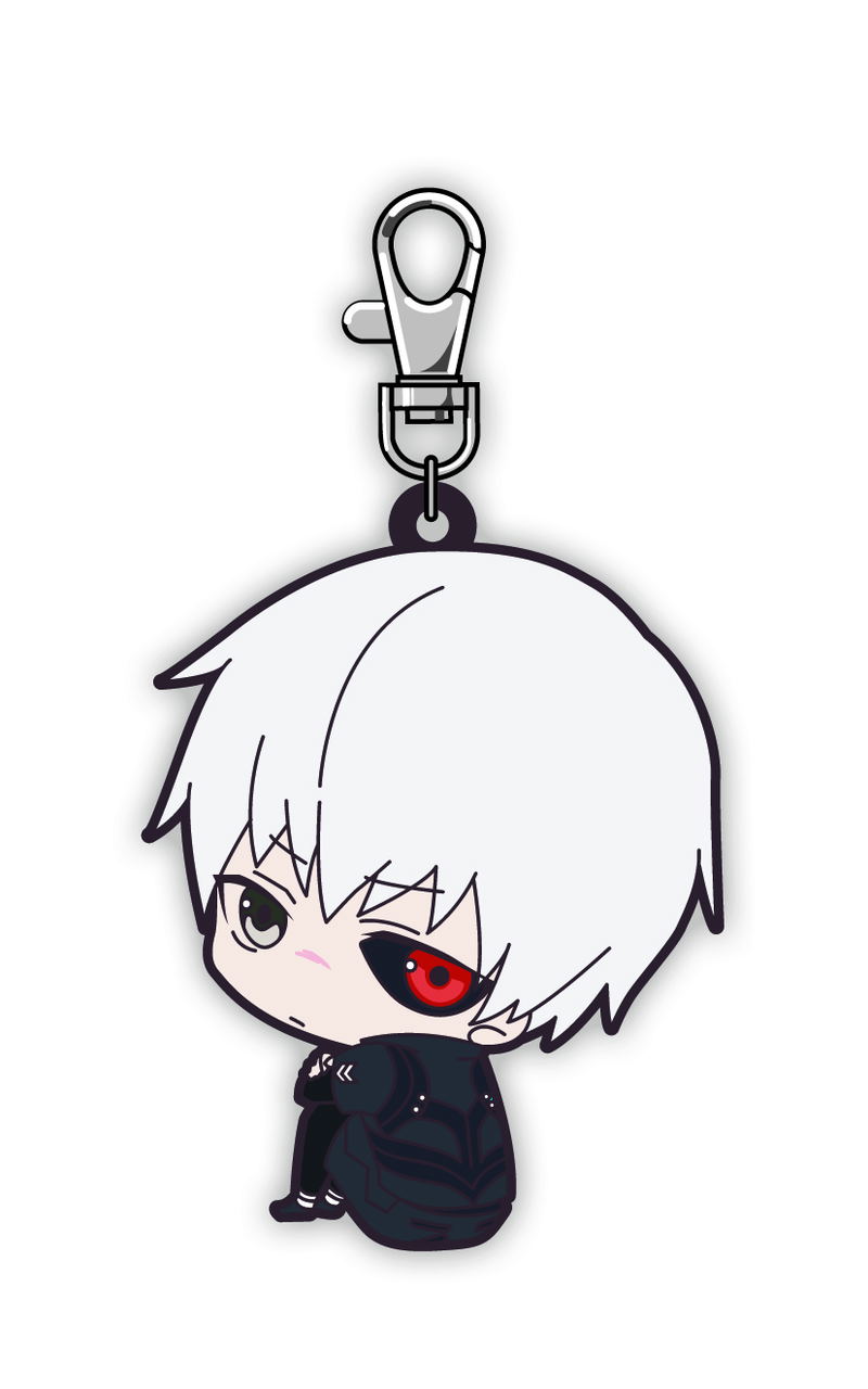 Tokyo Ghoul Bocchi-kun Rubber Mascot: Kaneki image 1