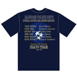 Biohazard S.T.A.R.S. Anniversary T-shirt Navy XL: Bravo Team