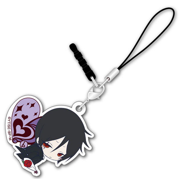 Black Butler Book of Circus Bocchi-kun Acrylic Charm: Sebastian White ...