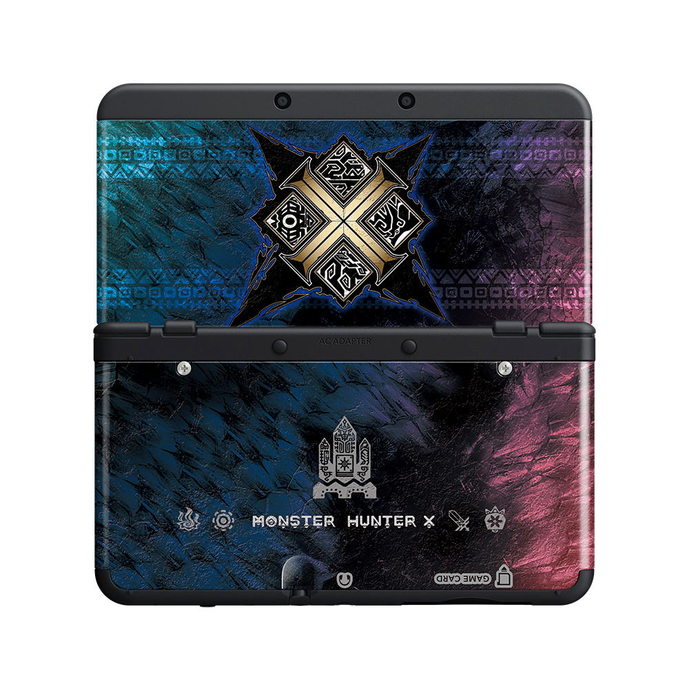 New Nintendo 3DS Cover Plates Pack (Monster Hunter X)