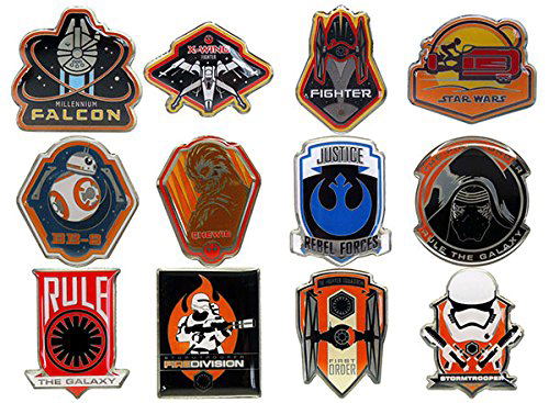 Star Wars The Force Awakens Pins Collection image 1