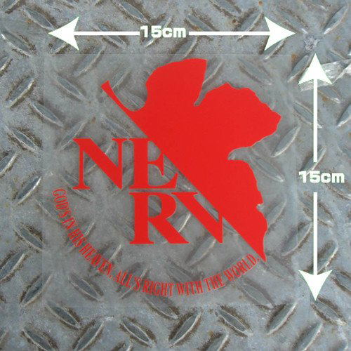 Evangelion: 1.0 You Are (Not) Alone Movie Edition NERV Mark Cutting Sticker (Re-run) image 1
