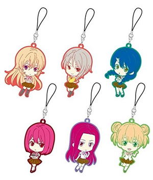 Shokugeki no Soma Trading Rubber Strap Girls Assort (Set of 6 pieces)_