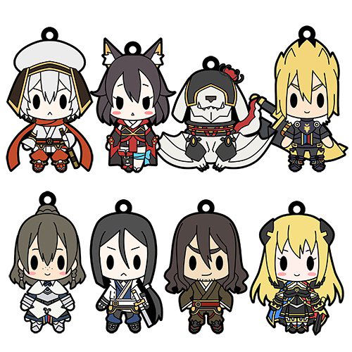 D4 Chaos Dragon Red Dragon Rubber Strap Collection Vol.1 (Set of 8 pieces) image 1