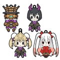 D4 Chaos Dragon Red Dragon Rubber Strap Collection Vol.2 (Set of 8 pieces) thumbnail 3