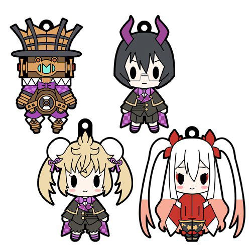 D4 Chaos Dragon Red Dragon Rubber Strap Collection Vol.2 (Set of 8 pieces) image 3