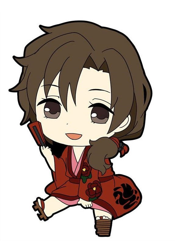 Hanayaka nari, Waga Ichizoku Trading Rubber Strap (Set of 8 pieces) image 3