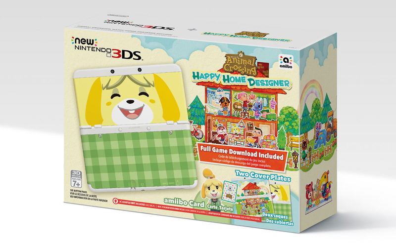 New Nintendo 3DS Animal Crossing: Happy Home Designer Bundle