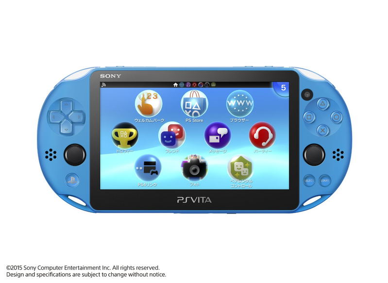 PS Vita PlayStation Vita New Slim Model - PCH-2006 (Aqua Blue) image 1