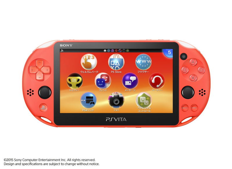 PS Vita PlayStation Vita New Slim Model - PCH-2006 (Neon Orange) image 1