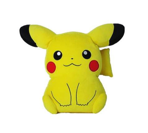 Pocket Monsters Mochifuwa Cushion: PZ01 Pikachu (Re-run) image 1