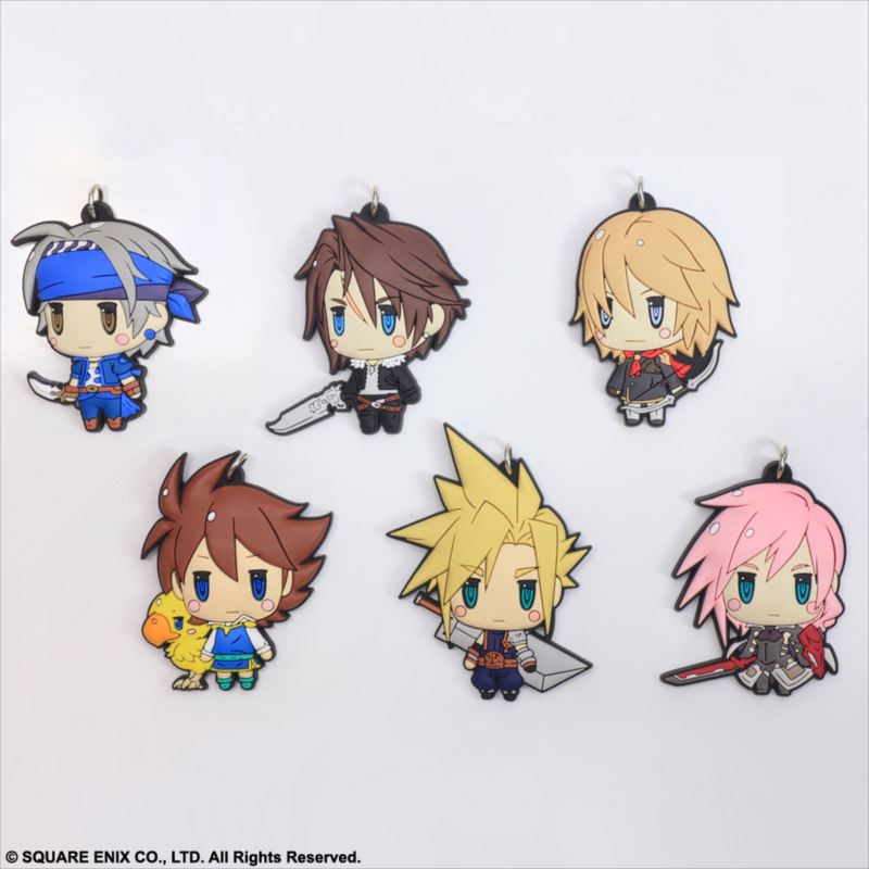 Final Fantasy Trading Rubber Strap Vol. 1 (Set of 6 pieces) (Re-run)